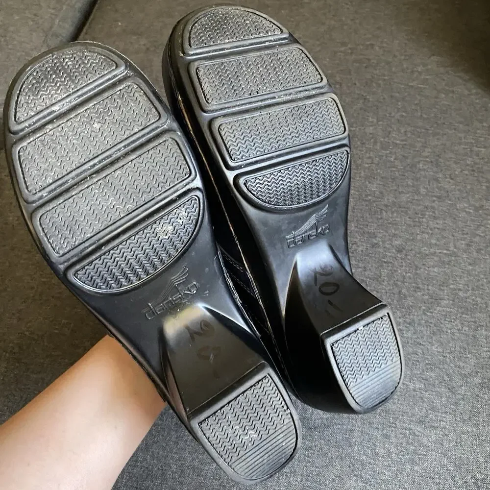 Dansko Professional Clog Shoes Leather Slip-On blue Womens Sz 41 - Picture 8 of 14